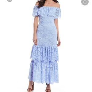 Gianni Bini Laney Off-the-Shoulder Tiered Lace